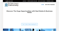 Desktop Screenshot of papersourceuniversity.com